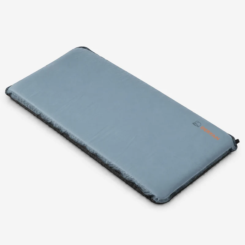 Selbstaufblasbare Campingmatratze – Grau – 120 x 60 cm
