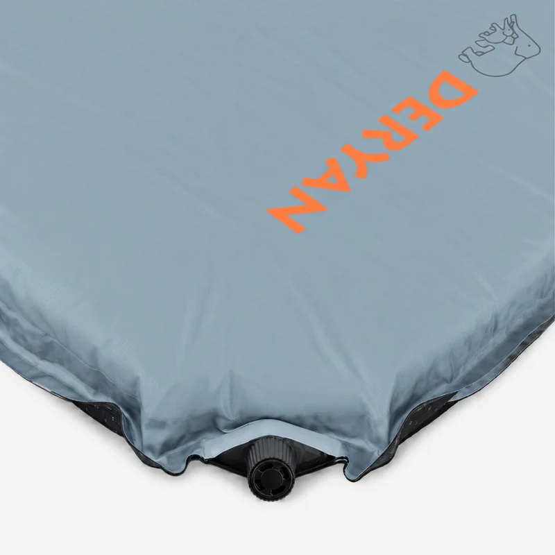 Selbstaufblasbare Campingmatratze – Grau – 120 x 60 cm