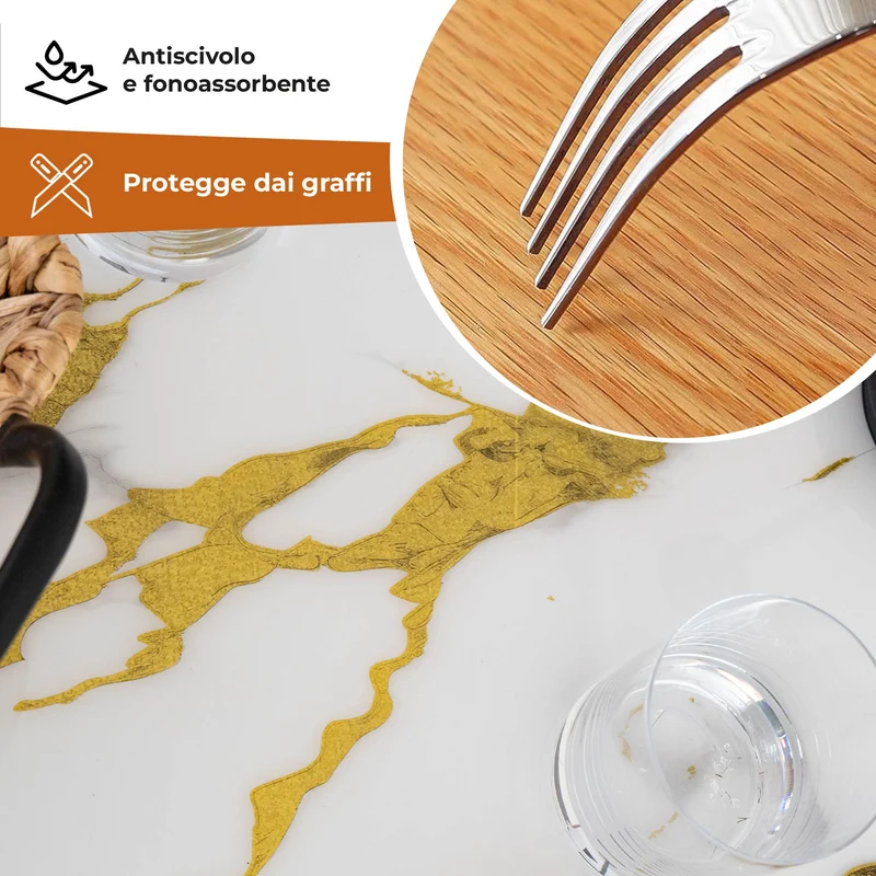 Copritavolo Impermeabile Anti-Graffio in PVC Il Gruppone