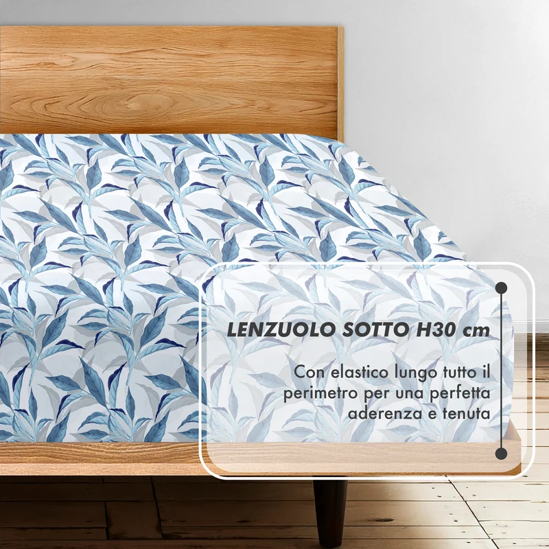 Completo Lenzuola Matrimoniale No Stiro in Morbida Microfibra e Made in Italy Il Gruppone