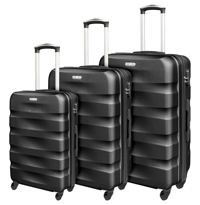 Set Di 3 Valigie Rigide ABS Valigia Da Viaggio Con Chiusura Lucchetto Il Gruppone