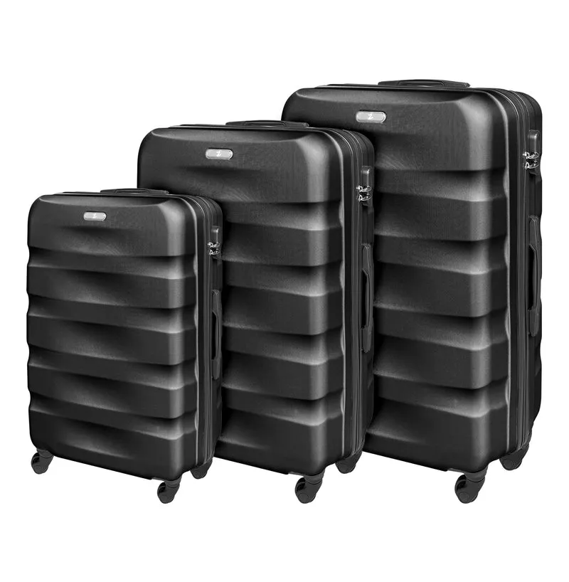 Set Di 3 Valigie Rigide ABS Valigia Da Viaggio Con Chiusura Lucchetto Il Gruppone