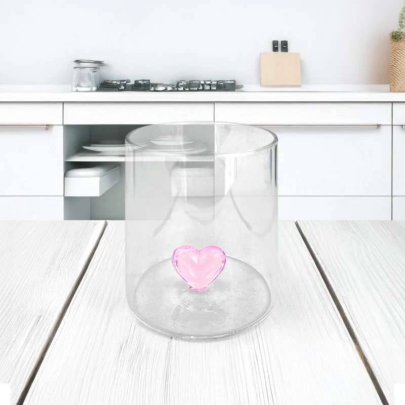 Set 6 Bicchieri 3D in Vetro Borosilicato 36 cl con Figura Interna Il Gruppone
