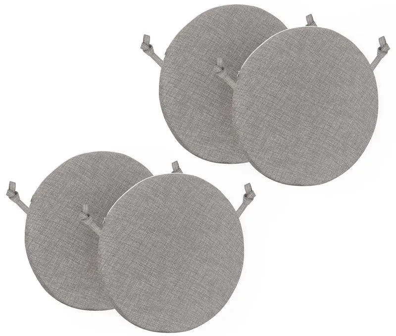 Cuscini Rotondi per Sedie Ø40 cm Imbottiti e Sfoderabili con Lacci Made in Italy Il Gruppone