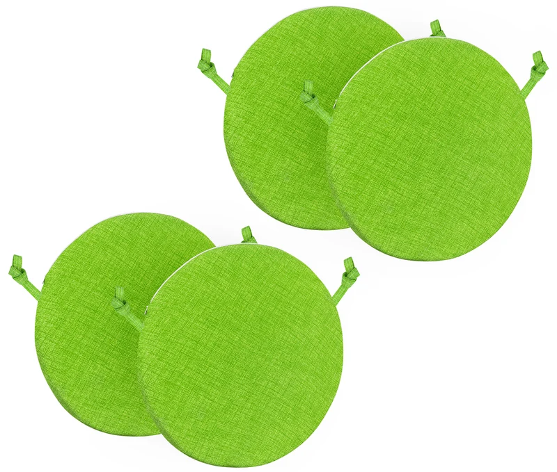 Cuscini Rotondi per Sedie Ø40 cm Imbottiti e Sfoderabili con Lacci Made in Italy Il Gruppone