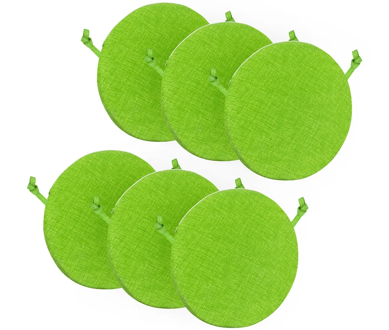 Cuscini Rotondi per Sedie Ø40 cm Imbottiti e Sfoderabili con Lacci Made in Italy Il Gruppone