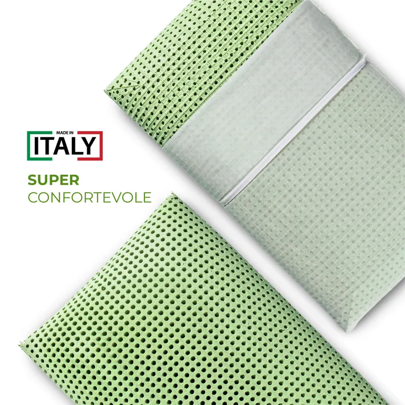 Guanciale in Memory Foam Microforato con Aromaterapia Sfoderabile Made in Italy Il Gruppone