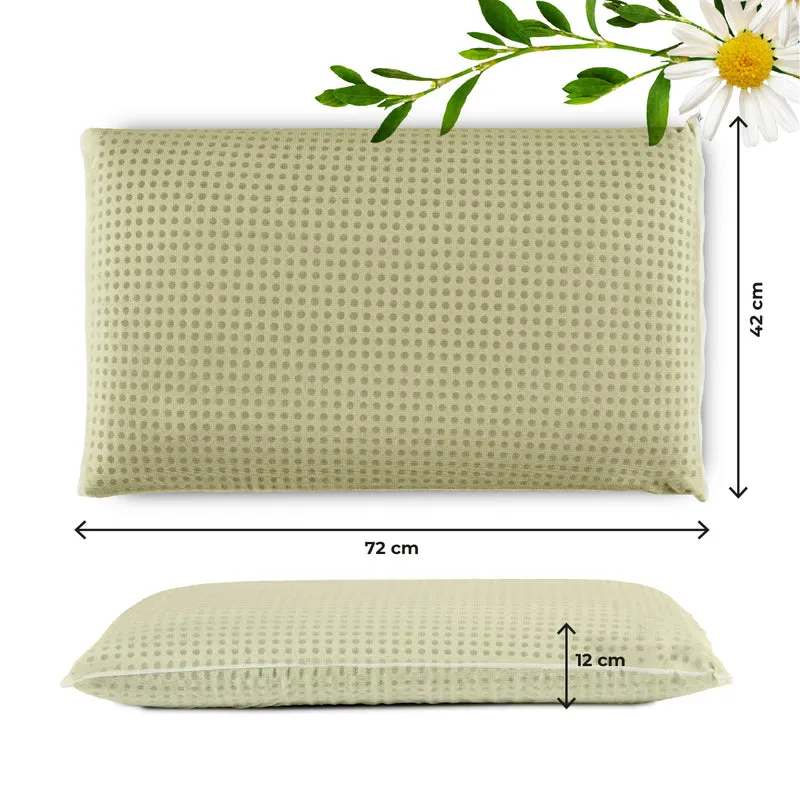 Guanciale in Memory Foam Microforato con Aromaterapia Sfoderabile Made in Italy Il Gruppone