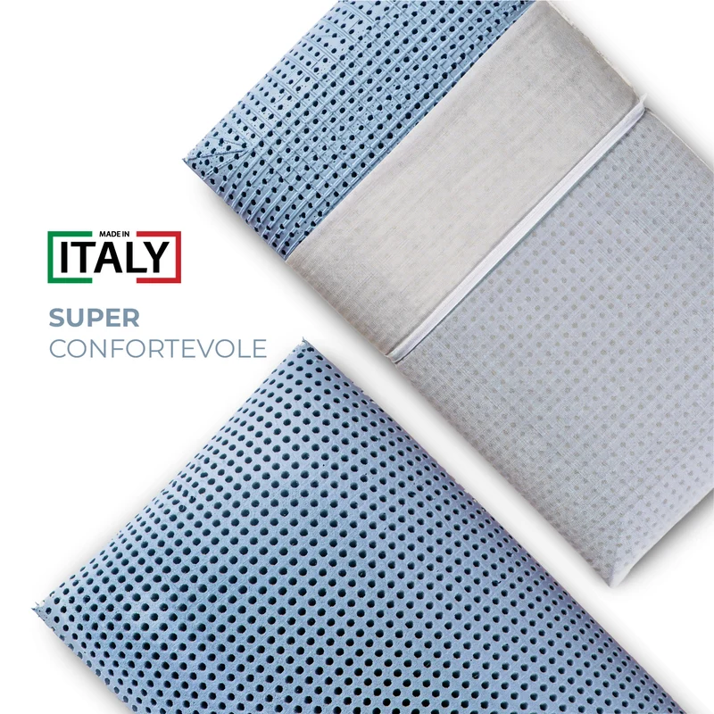 Guanciale in Memory Foam Microforato con Aromaterapia Sfoderabile Made in Italy Il Gruppone