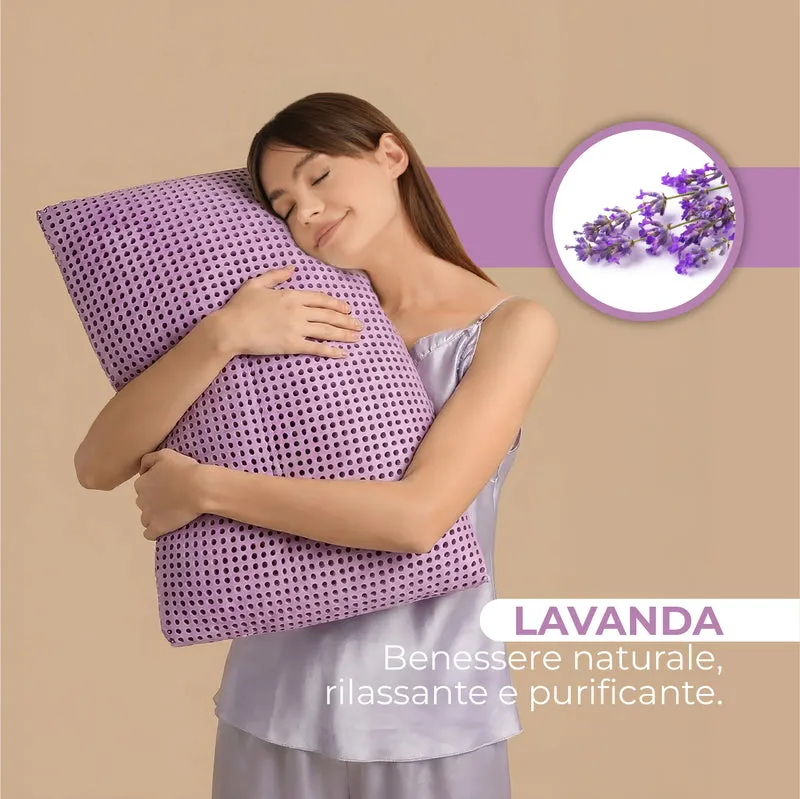 Guanciale in Memory Foam Microforato con Aromaterapia Sfoderabile Made in Italy Il Gruppone