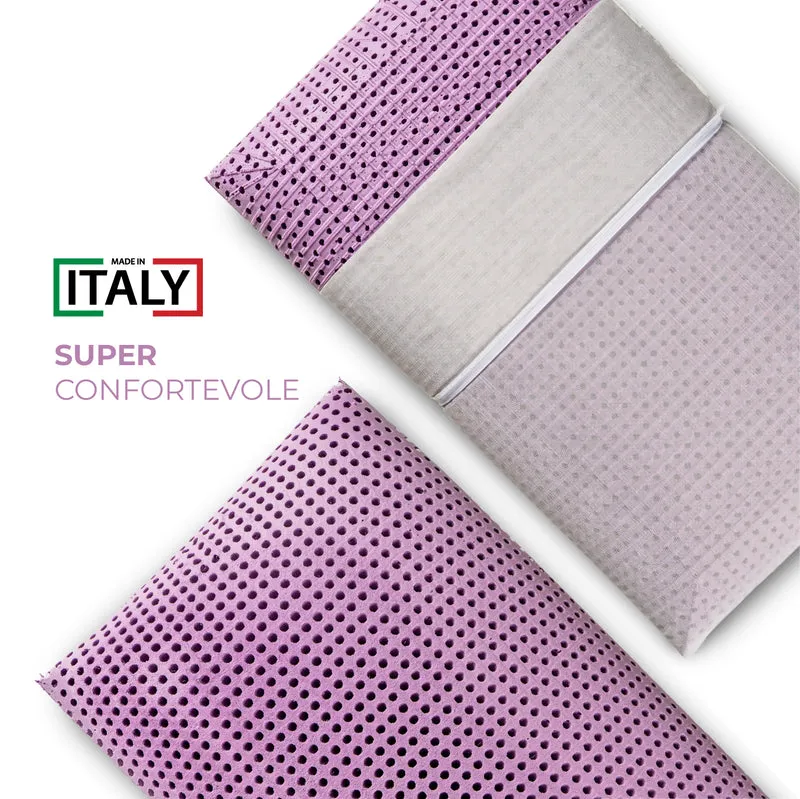Guanciale in Memory Foam Microforato con Aromaterapia Sfoderabile Made in Italy Il Gruppone