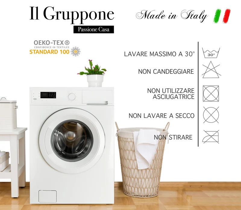 Cuscino per Allattamento XXL 150 cm Multifunzionale Anallergico e Traspirante Il Gruppone