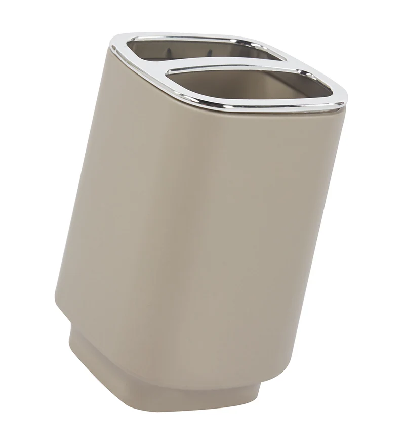 Set Accessori Bagno 6 Pezzi Design Moderno in Plastica con Finitura Lucida Il Gruppone