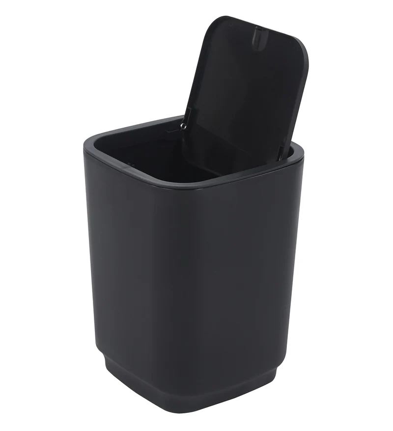 Set Accessori Bagno 6 Pezzi Design Moderno in Plastica con Finitura Lucida Il Gruppone