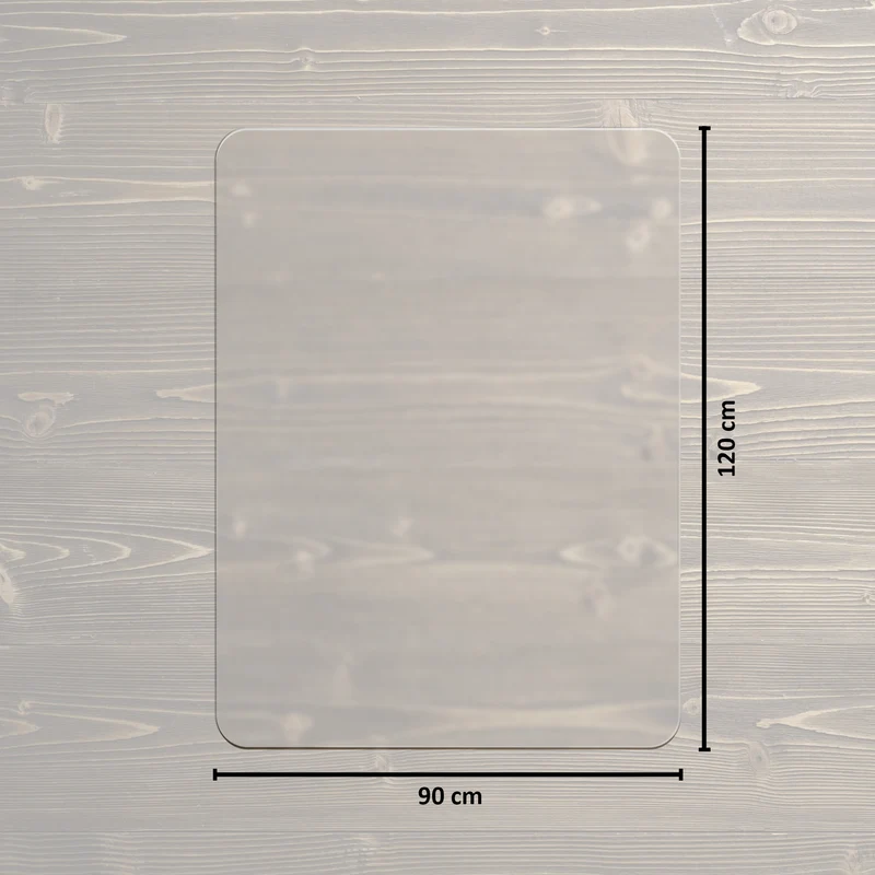Tappeto Trasparente Per Sedia Da Ufficio 90 x 120 Cm In Vinile Il Gruppone