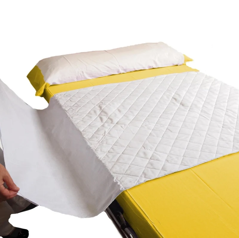 Wiederverwendbare Saugfähige Matratzenauflage für Bett 135 cm 4,65 Liter/m2