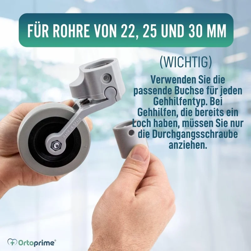 Set de Schwenkräder | Zwei Einheiten