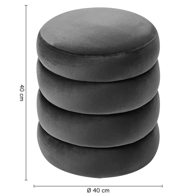 Pouf Poggiapiedi Design Moderno XL Con Contenitore il Gruppone