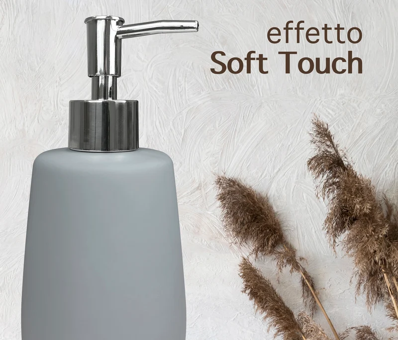 Set Accessori Bagno 3 Pezzi in Ceramica Design Moderno Da Appoggio Il Gruppone