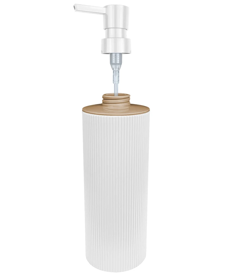 Set Accessori Bagno 5 Pezzi Design Moderno in Plastica Il Gruppone