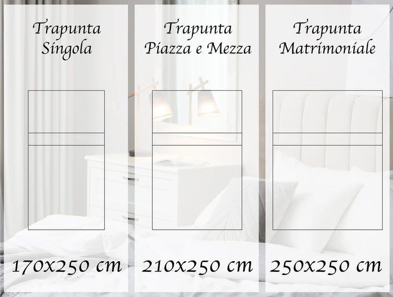 Trapunta Invernale Stampata Calda con Imbottitura Anallergica Traspirante Mod. Edna Il Gruppone