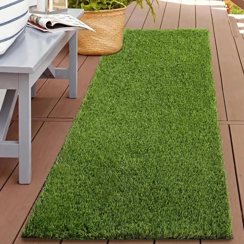 Passatoia in Erba Sintetica 20 mm Bicolore Drenante Resistente UV per Balcone e Terrazzo Il Gruppone