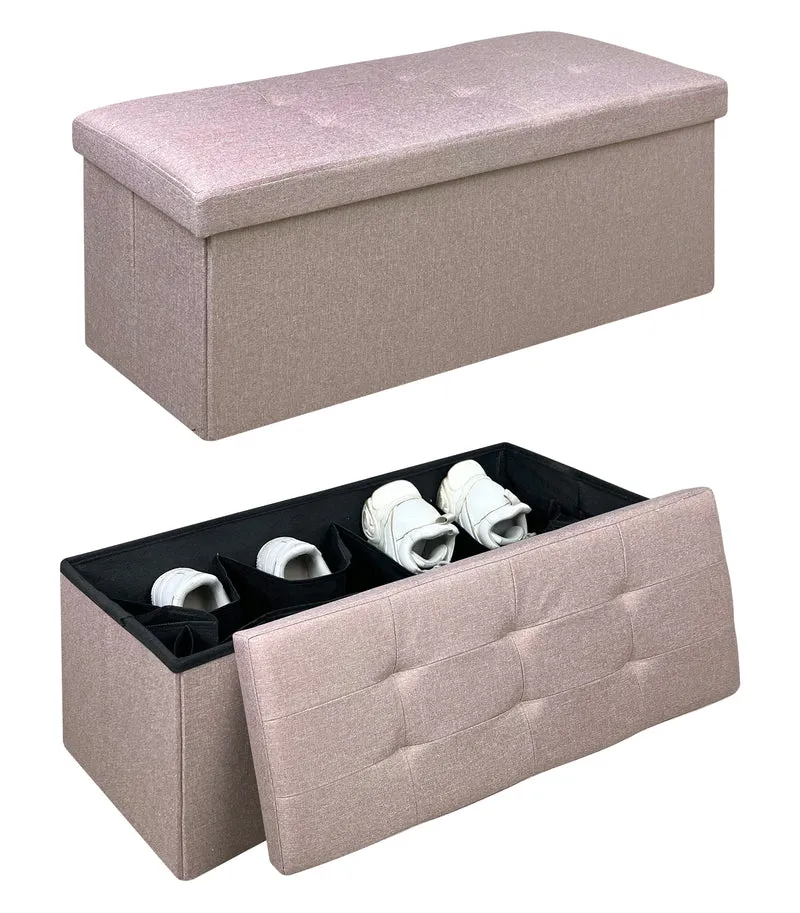 Pouf Contenitore Cassapanca Con Scarpiera Interna Il Gruppone