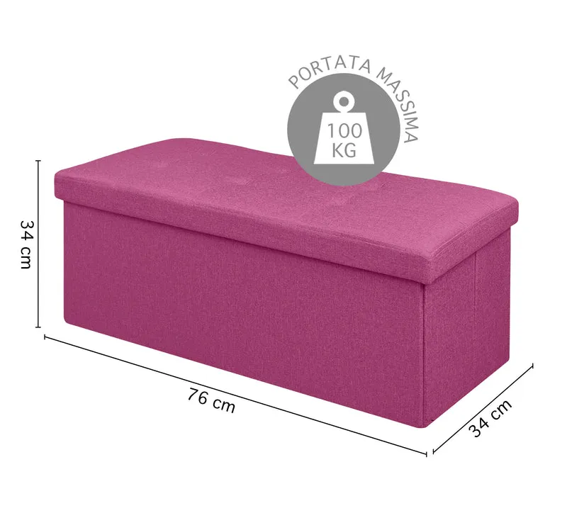 Pouf Contenitore Cassapanca Con Scarpiera Interna Il Gruppone