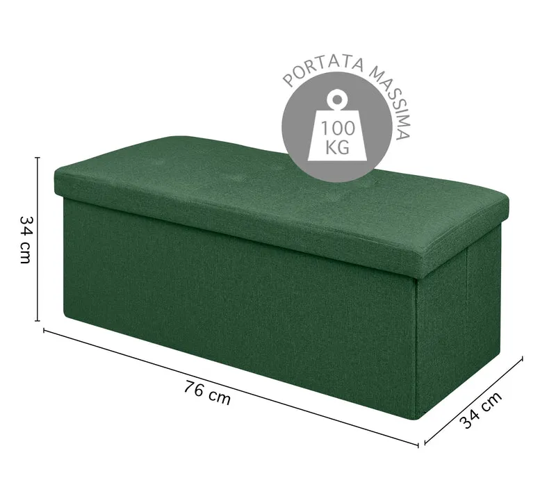 Pouf Contenitore Cassapanca Con Scarpiera Interna Il Gruppone