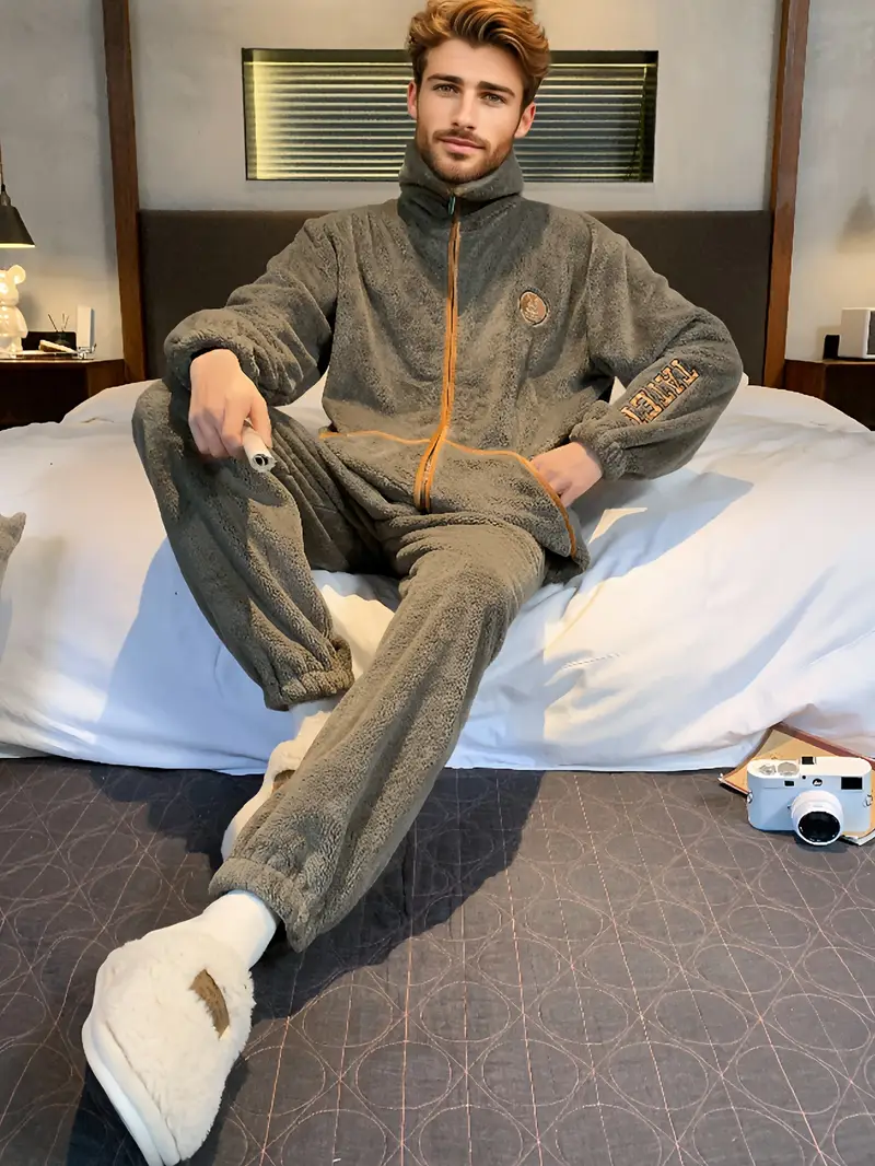 Gustav - Zweiteiliges bequemes Pyjama-Set für Männer