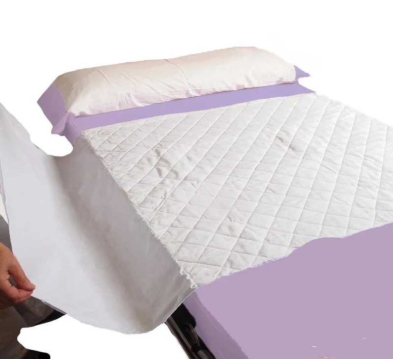 Absorbierende Matratzenauflage für Bett 135 cm, 3,15 Liter/m²