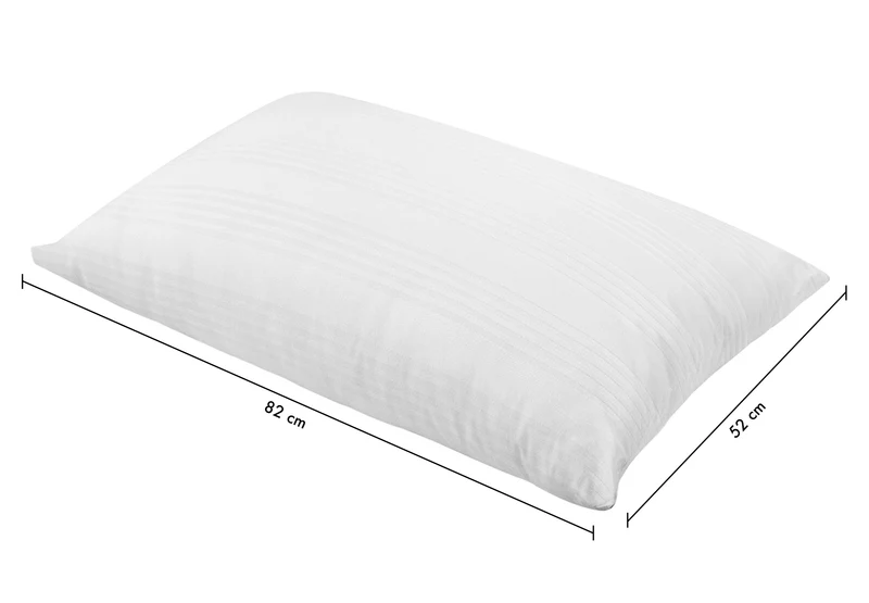 Coppia Federe Copriguanciale 100% Cotone Fodere Fasciate Con Zip Salva Cuscino Letto Bianche 50x80 Cm Certificate OekoTex Ideali Anche Per Hotel Strutture