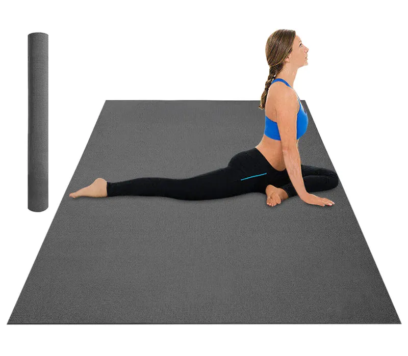 Tappeto Per Esercizi Grande Extra Large 120 x 180 Cm Antiscivolo Resistente Tappetino Allenamento Casa Palestra Materassino Fitness Pilates Yoga In Pvc Arrotolabile Facile Trasporto