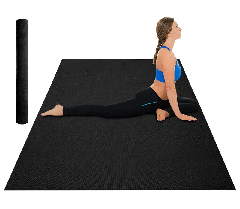 Tappeto Per Esercizi Grande Extra Large 120 x 180 Cm Antiscivolo Resistente Tappetino Allenamento Casa Palestra Materassino Fitness Pilates Yoga In Pvc Arrotolabile Facile Trasporto