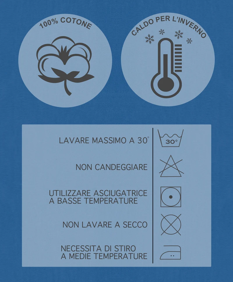 Lenzuolo Sotto in Flanella di Cotone Felpata con Angoli Elasticizzati Anti-Pilling Invernale Il Gruppone