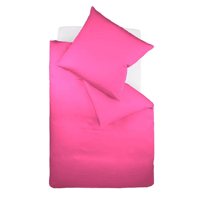 Satin-Bettwäsche COLOURS - Gr. 155x220 + 80x80 cm