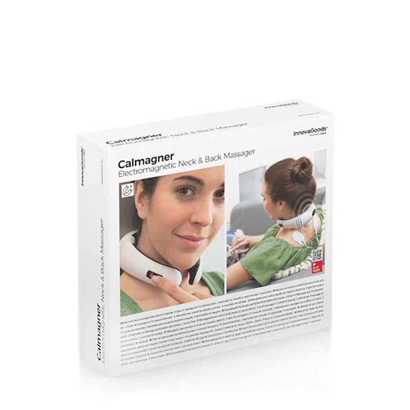 Pack Masajeador de Cuello y Espalda Electromagnético y Loción Corporal Reafirmante Rice Joyfirm 250 ml InnovaGoods