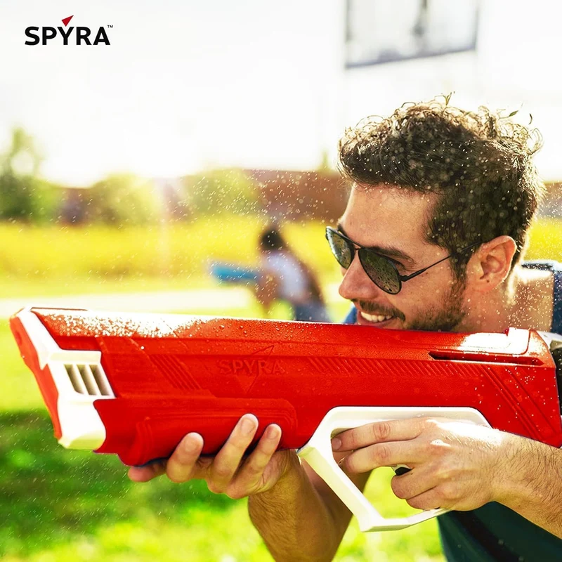 SPYRA – SpyraLX WaterBlaster Red (Non-Electronic) – Super Powerful, Rapid-Fire, Instant Action Premi