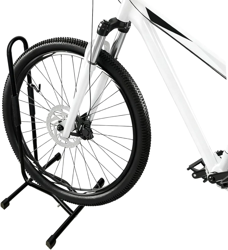 Fahrrad, Fahrradständer, Vertikaler Fahrradhalterung für die Garage, Abnehmbar Reparaturständer, Pla