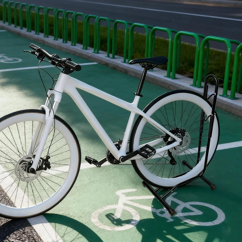 Fahrrad, Fahrradständer, Vertikaler Fahrradhalterung für die Garage, Abnehmbar Reparaturständer, Pla