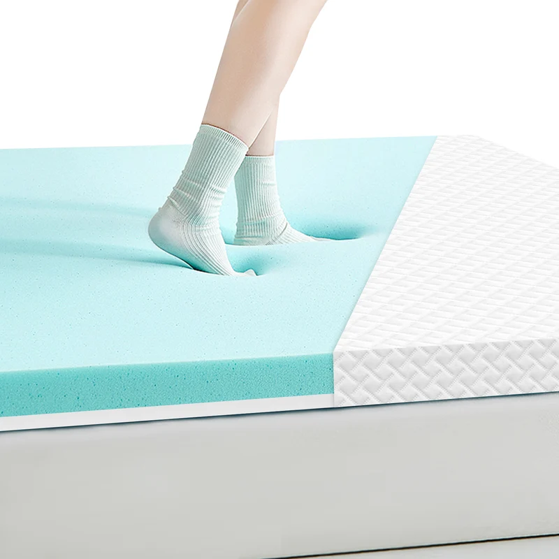ROYGBIVROYGBIV Matratzen Topper- Gel Topper mit H2/H3 Härte für Komfort und Druckentlastung, 7 cm Höhedruckentlastend, hypoallergen, Weiß