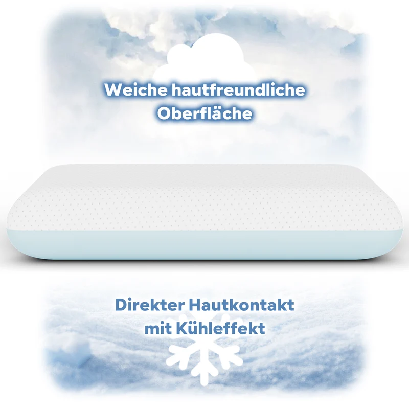 ROYGBIV Ergonomisches Memory-Schaum Nackenstützkissen – 4-in-1 Liegekomfort, 11 cm Höhe, doppelseitiger Bezug, atmungsaktiv