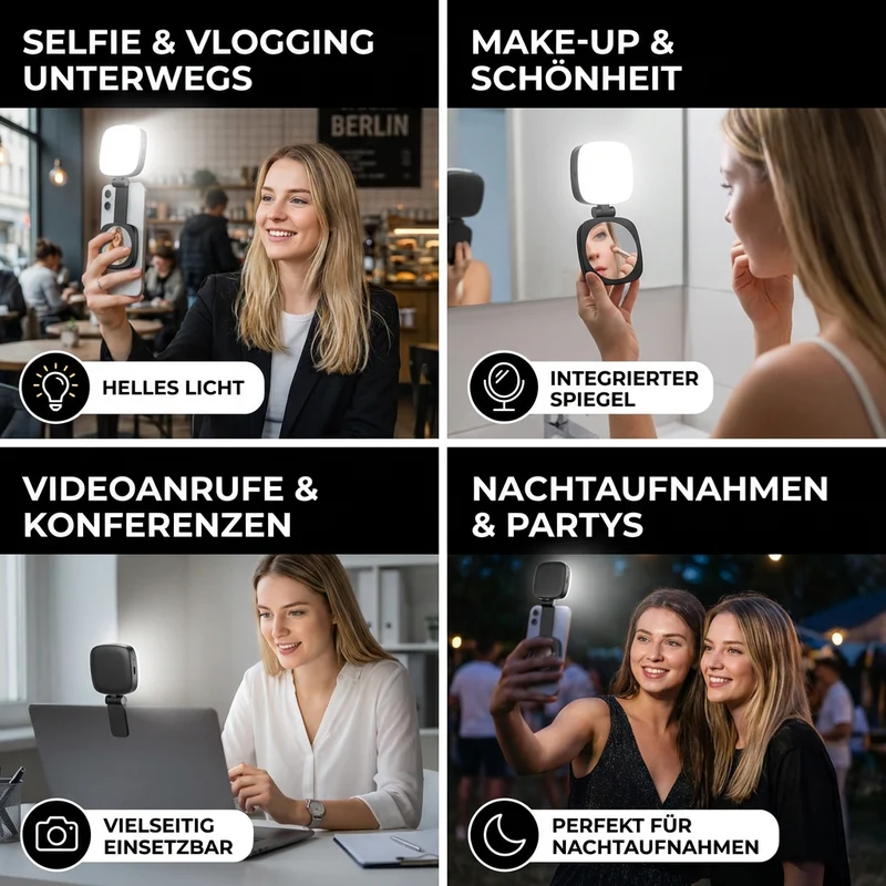 LUMIGLOW Pro – Magnetisches LED-Licht für Smartphones