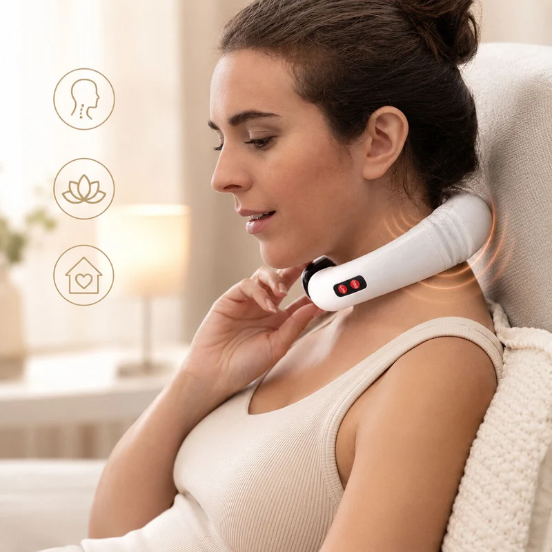Masajeador de Cuello y Espalda Electromagnético Calmagner InnovaGoods