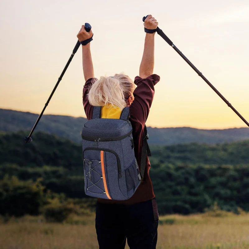 Kühltasche 28 L, Kühlrucksack, Grosser Kühlrucksack Gross, Kühltasche Faltbar Geeignet für Reisen, S