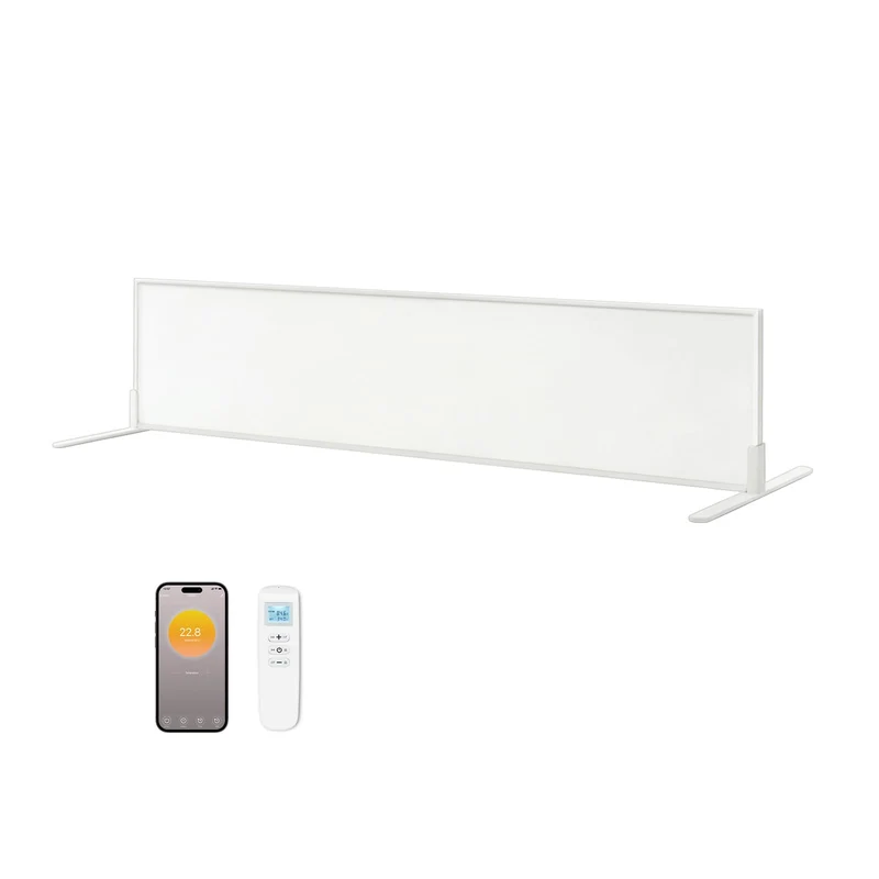 EVOKOR Infrarotheizung 160W, Infrarot Heizung Heizplatte Heizkörper Heizpaneel, Infarotheizkoerper W