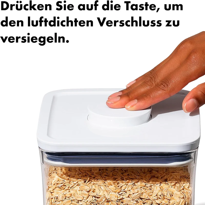 OXO Good Grips POP-Behälter – luftdichte, stapelbare Aufbewahrungsbox mit Deckel für Lebensmittel –