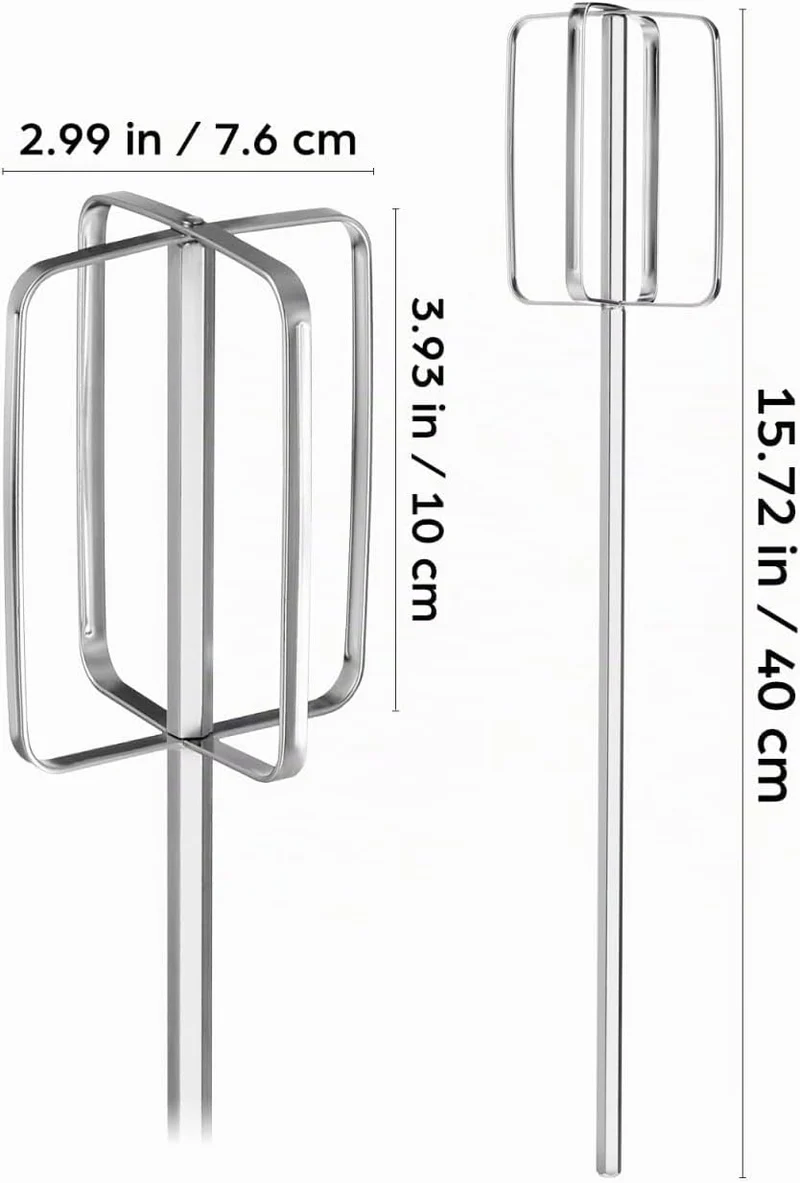Rührstäbe für Langer Handmixer für Teige und Saucen für Hot Pot und Backwaren Praktische Küchenhilfe