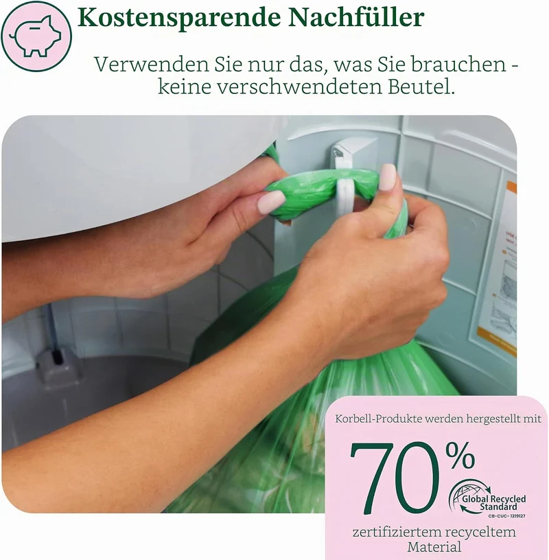Korbell - Nachfüllpackungen für Windelbehälter Korbell 26 L