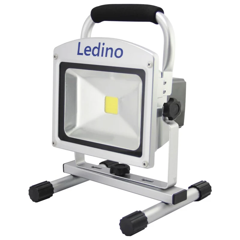 Ledino Chip-LED Strahler mit Li-Ion Akku, 20 W, dimmbar 11140206001111 (LED-Strahler Arbeitsstellens